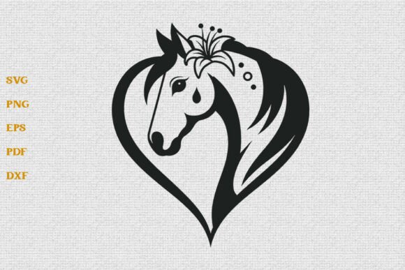 Download Horse Heart SVG Horse Lover SVG Cut File - Art Collection