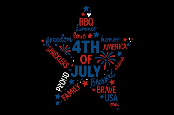 Download Fourth of July Star Words - Star Collection
