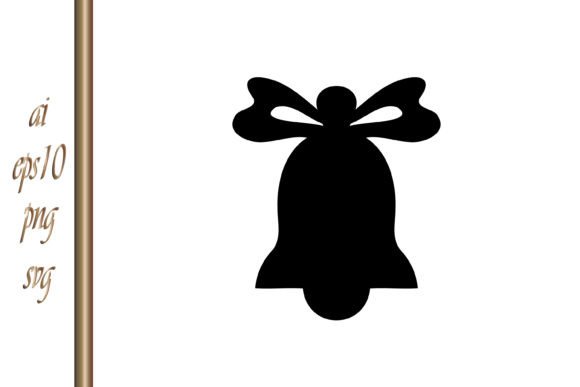Download Christmas Bell Stencil Clip Art Xmas - Art Collection