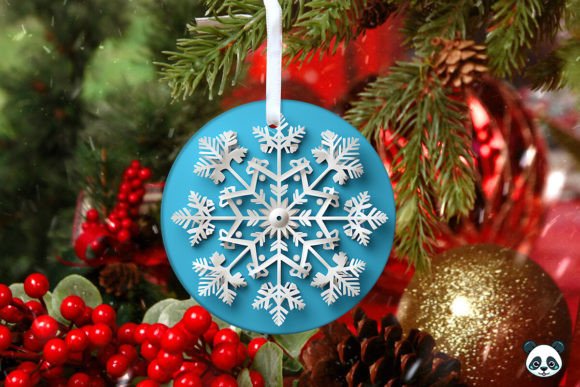 Download Snowflakes 3D Christmas Ornament - Snowflakes Collection