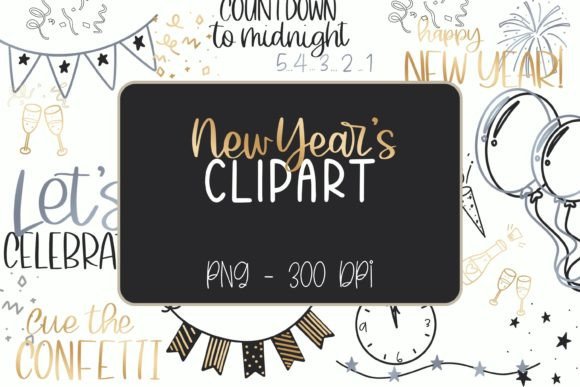 Download New Year Clipart Holiday Graphics - Art Collection
