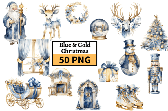 Download Blue Christmas Illustrations Clipart - Art Collection