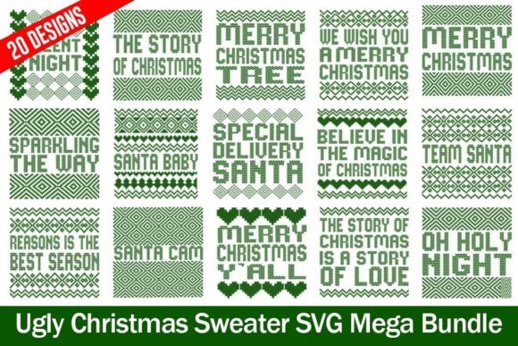 Download Vintage Ugly Sweater SVG Bundle - Premium Bundle
