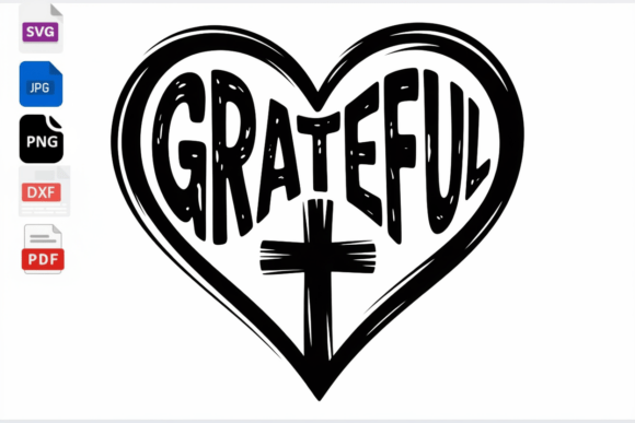 Download Grateful Heart Cross SVG Christian - Art Collection